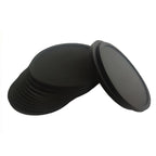 6/8PCS Silicone Coaster Circular                                      10CM Thick Thermal Insulation Coaster Storage Rack Cross-border Hotel Household Tea Coaster Set
