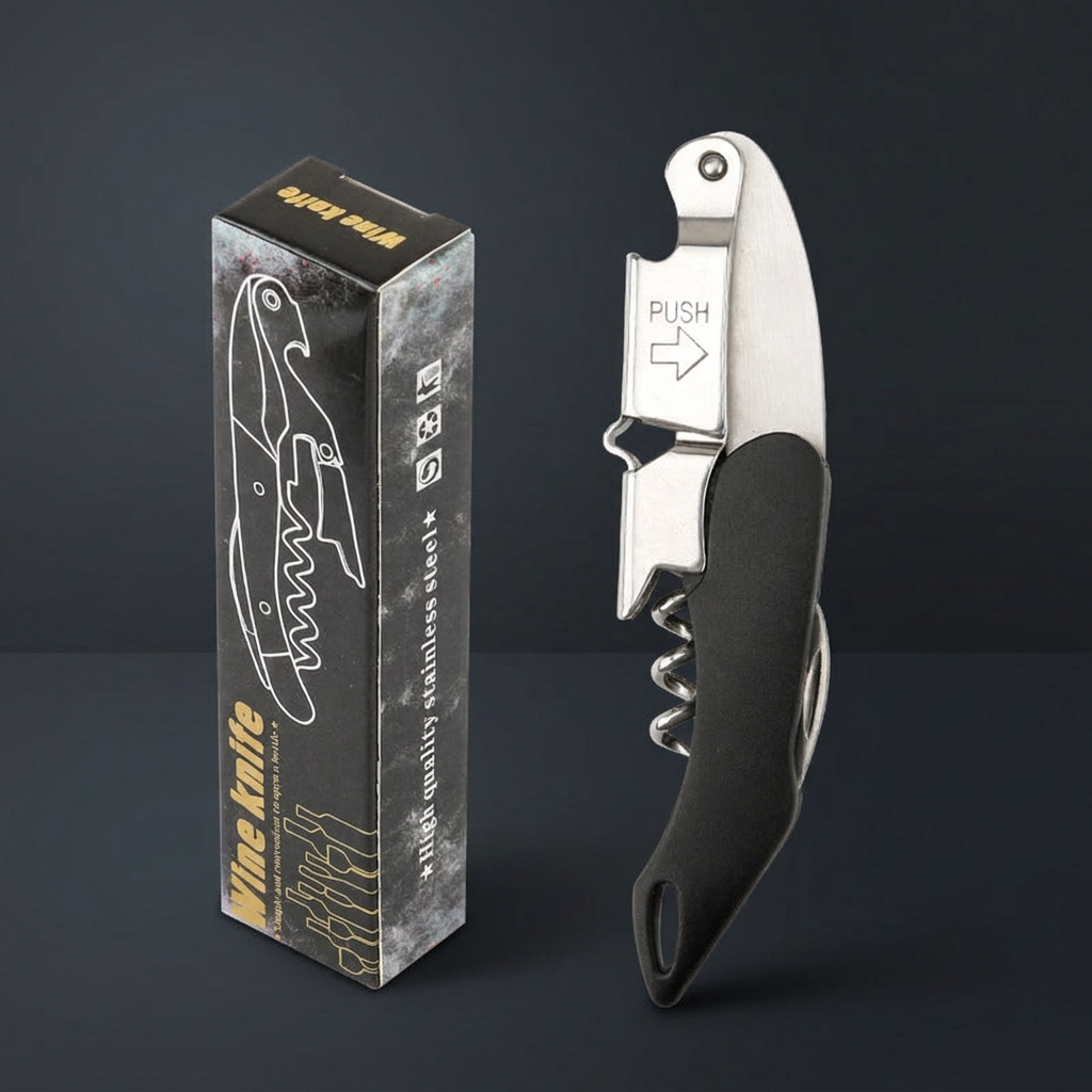 Wine Bottle Opener Stainless Steel Screwdriver